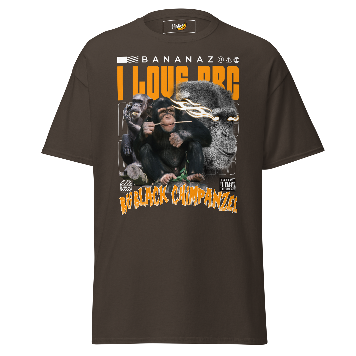 I LOVE BBC Unisex Tee - Dark