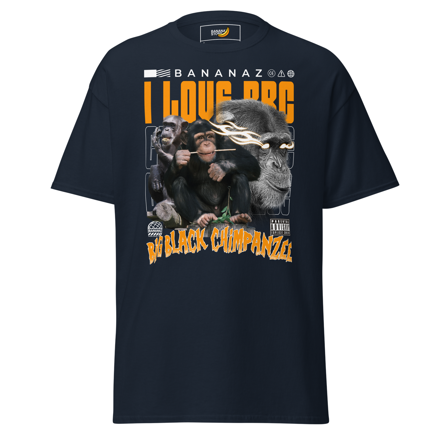 I LOVE BBC Unisex Tee - Dark