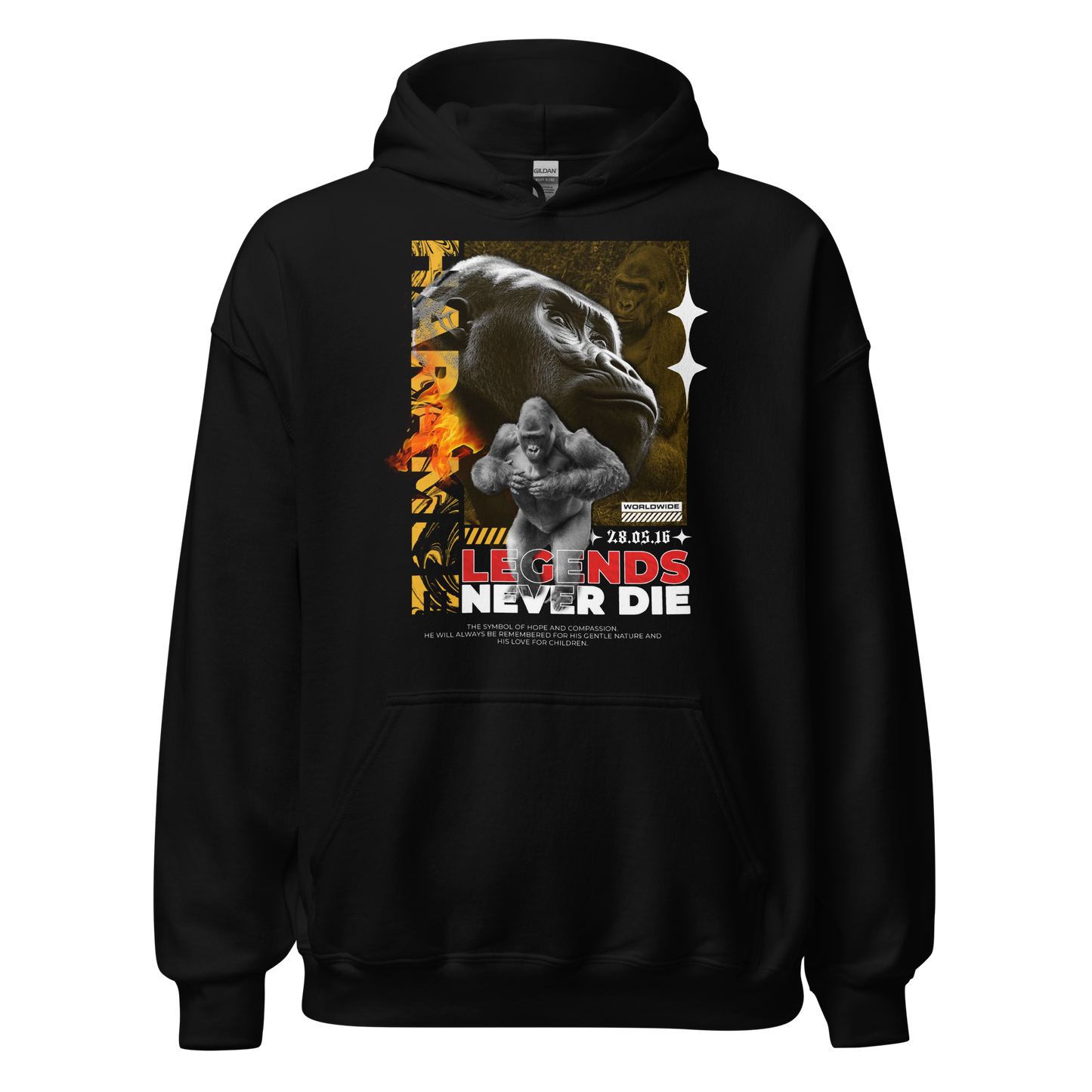 HARAMBE Unisex Hoodie - Dark