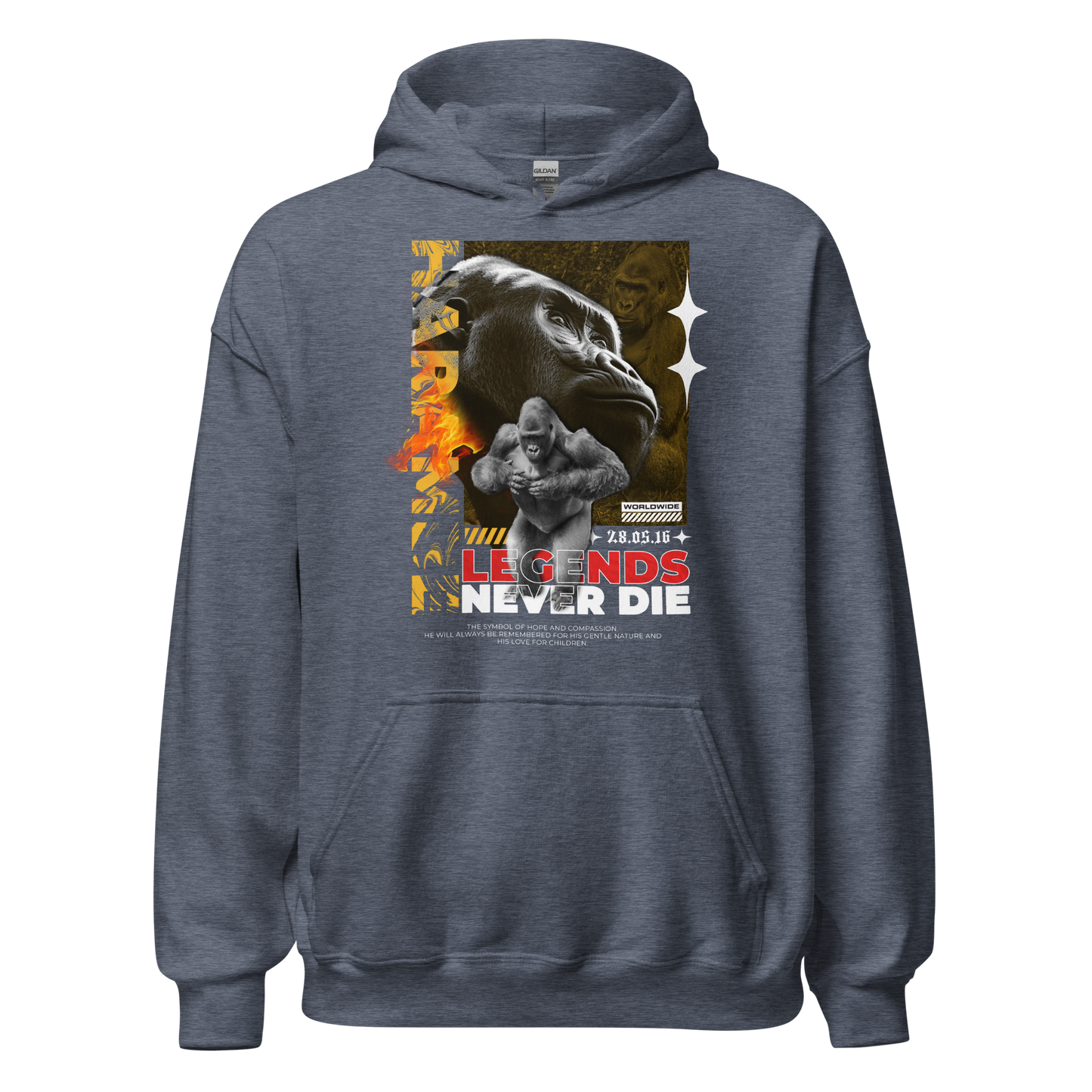 HARAMBE Unisex Hoodie - Dark