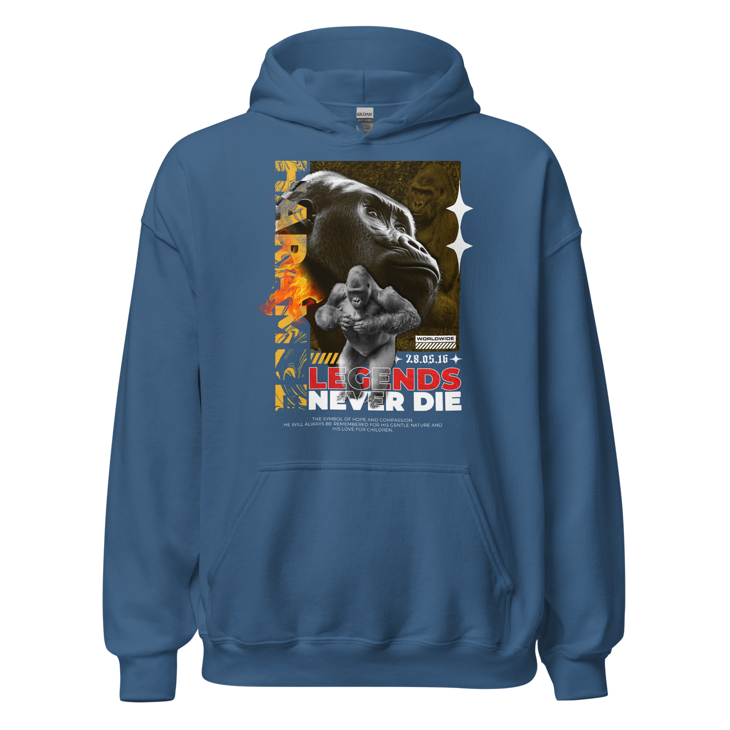 HARAMBE Unisex Hoodie - Dark