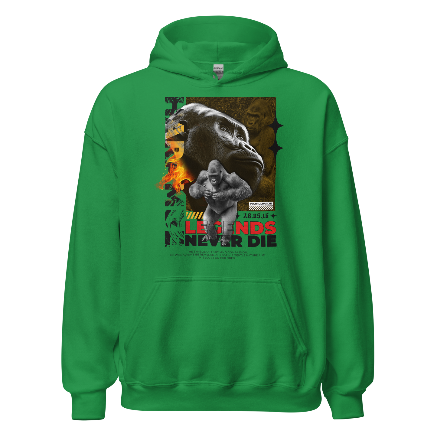 HARAMBE Unisex Hoodie - Light