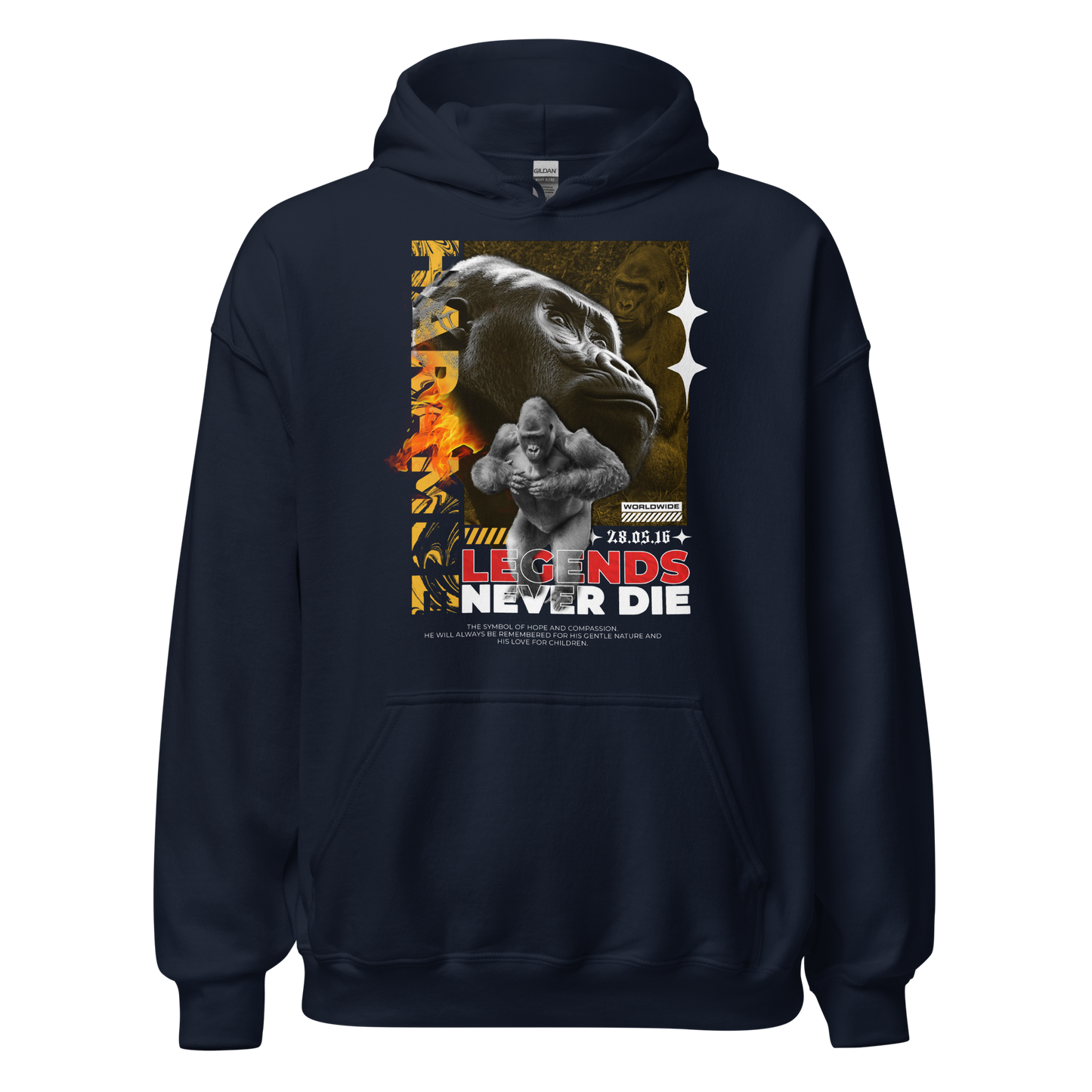 HARAMBE Unisex Hoodie - Dark