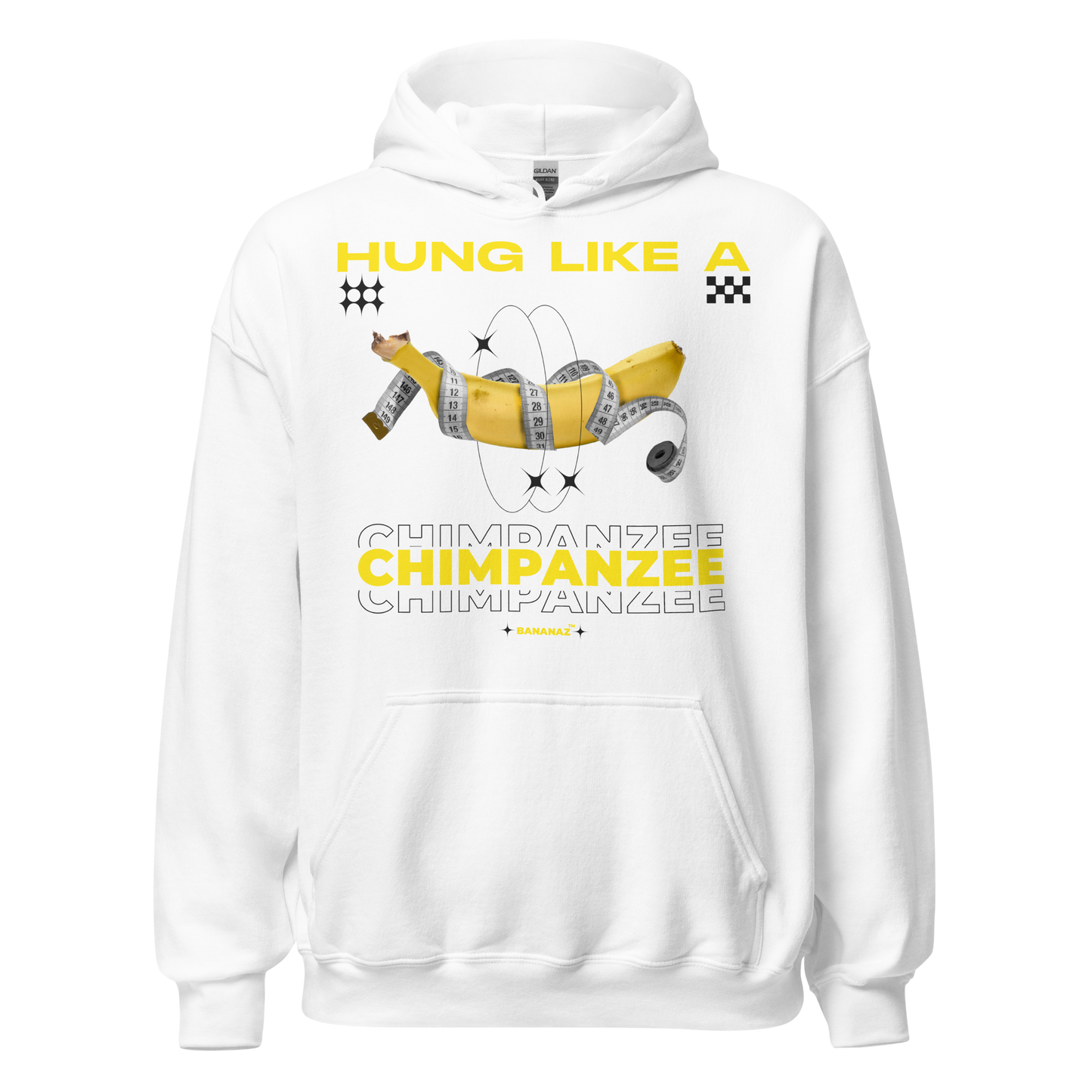 HUNG LIKE Unisex Hoodie - Light